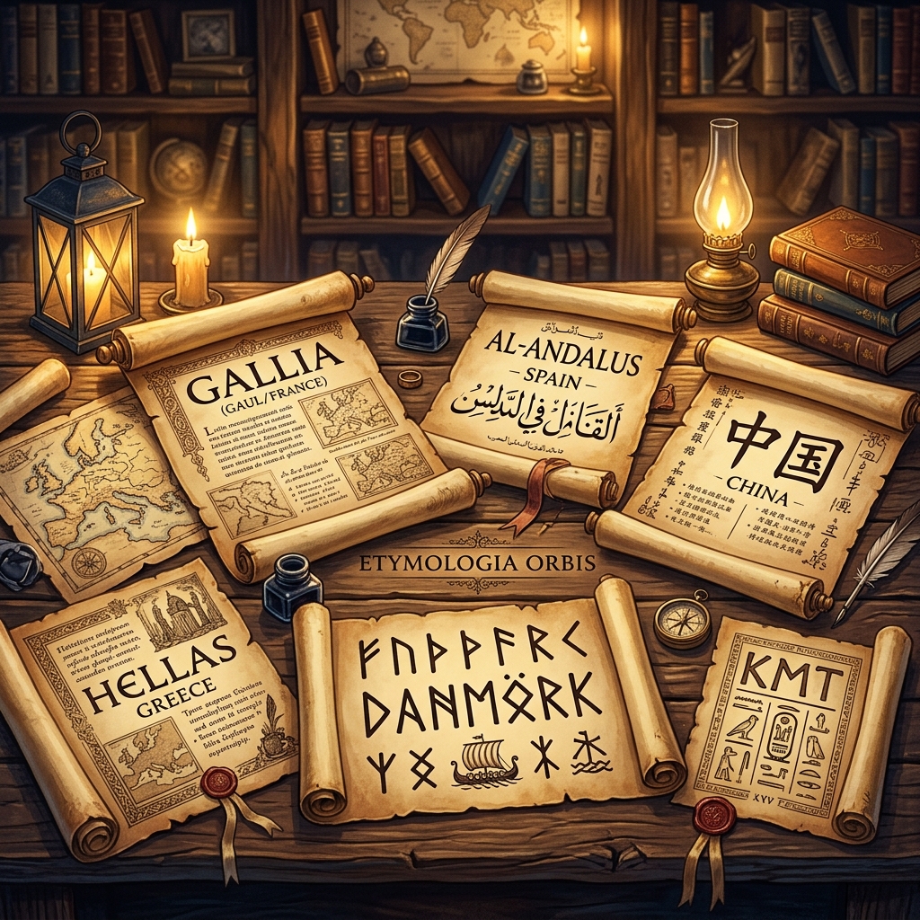 고대 문서와 필사본 — 나라 이름의 역사